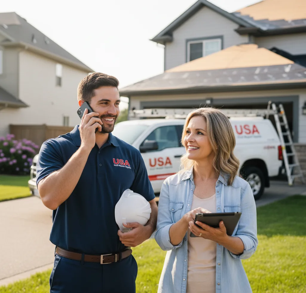 USA Roof Repair Experts customer support in Lisbon Falls